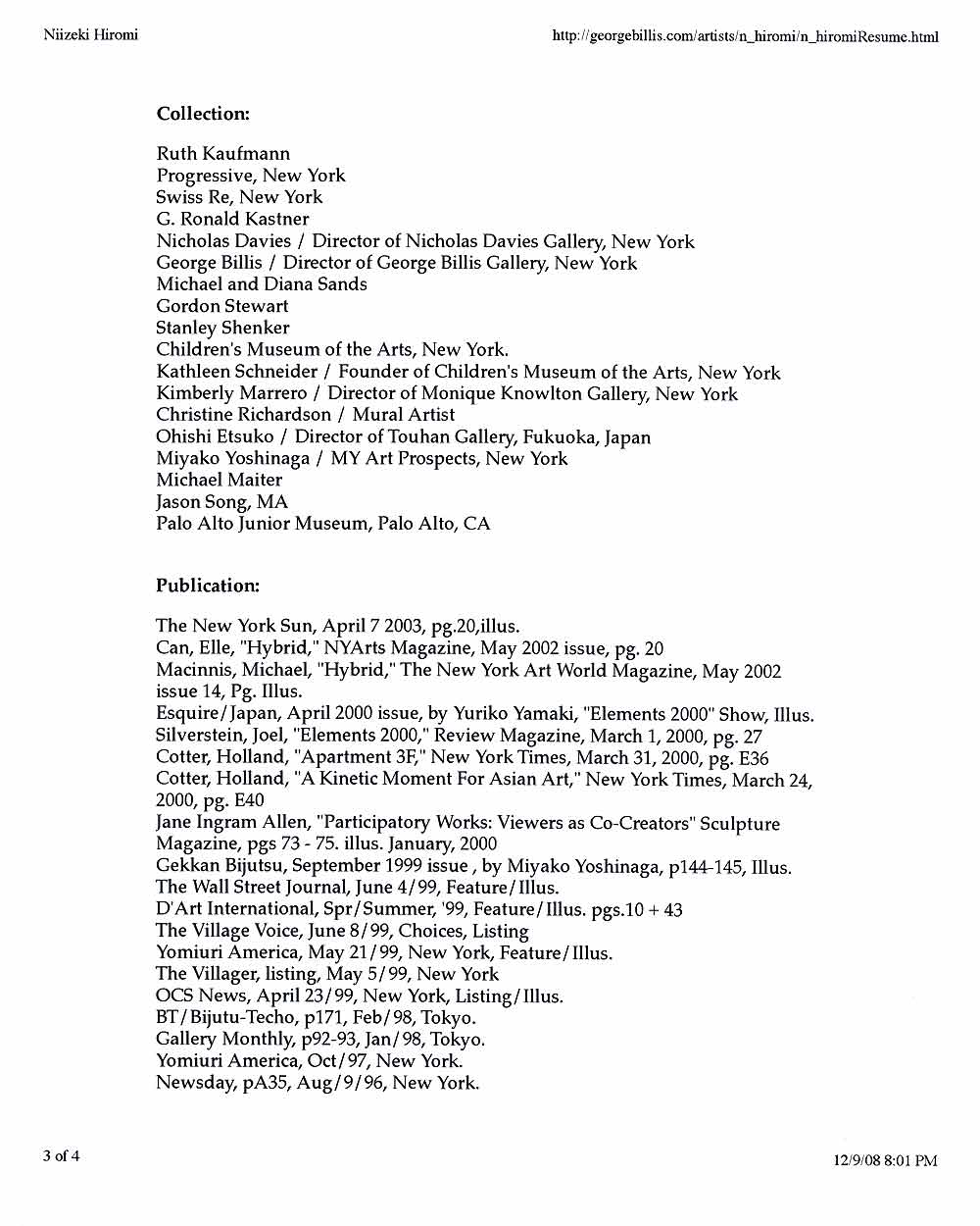 Hiromi Niizeki's Resume, pg 3